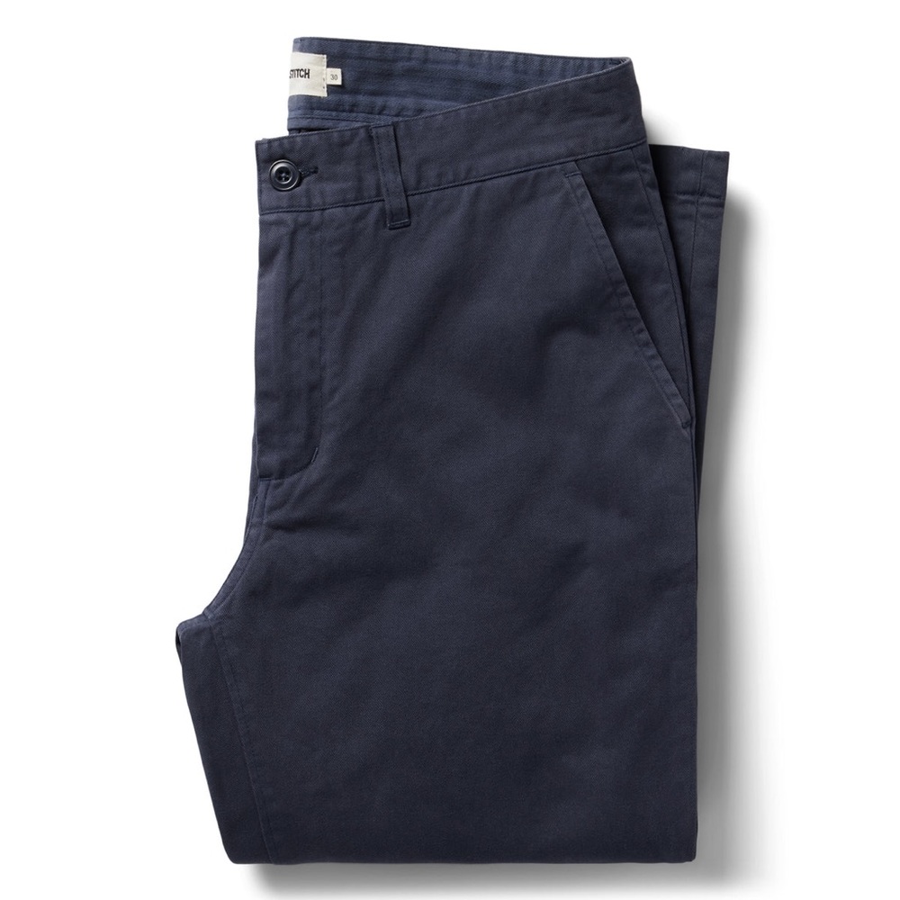 Taylor Stitch Foundation Navy Chinos